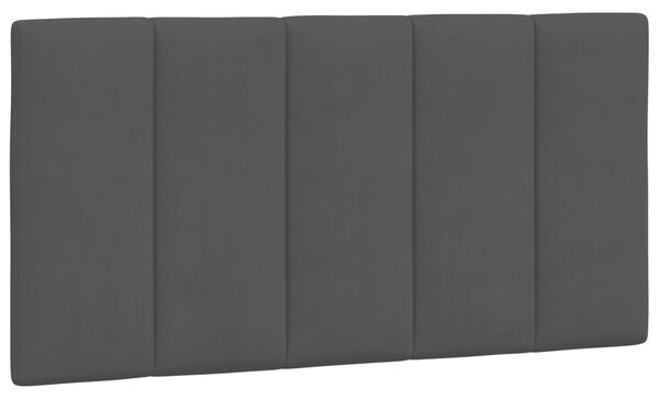 Postel s matrací Hanko černá 100 x 200 cm samet 3208582