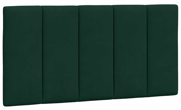 Postel s matrací Hanko tmavě zelená 100 x 200 cm samet 3208583