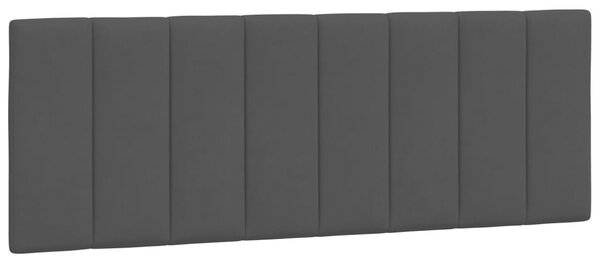 Postel s matrací Hanko černá 140 x 200 cm samet 3208600