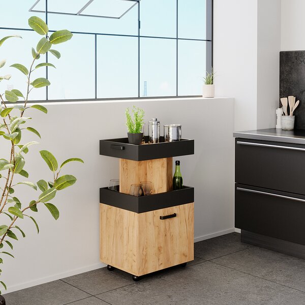 Přesouvání skříň Vicco Zlatý mocný dub 50 x 88.6 cm, Model 37510