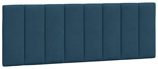 Postel s matrací Hanko modrá 120 x 200 cm samet 3208590