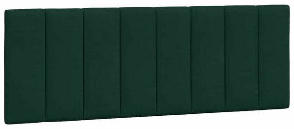 Postel s matrací Hanko tmavě zelená 140 x 190 cm samet 3208595