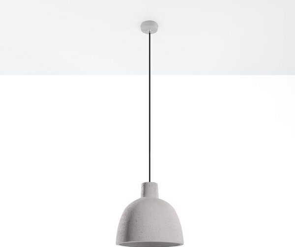 Světle šedé závěsné svítidlo ø 28 cm Filippo – Sollux