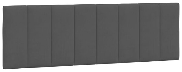 Postel s matrací Hanko černá 160 x 200 cm samet 3208606