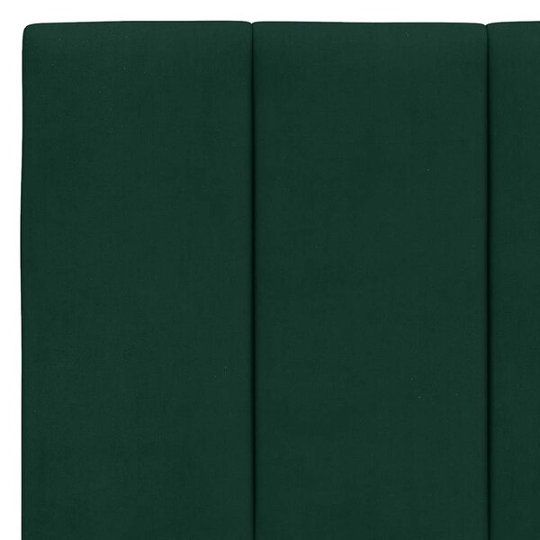 Postel s matrací Hanko tmavě zelená 160 x 200 cm samet 3208607