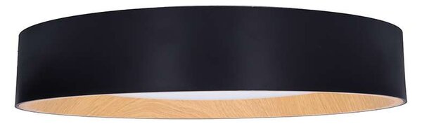 LED stropní světlo s dálkovým ovládáním Larios nastavitelné - průměr 39 cm, černá