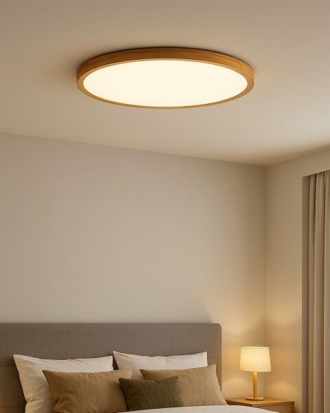 LED Stropní svítidlo LED/32W/230V 3000/4000/6500K pr. 40 cm béžová
