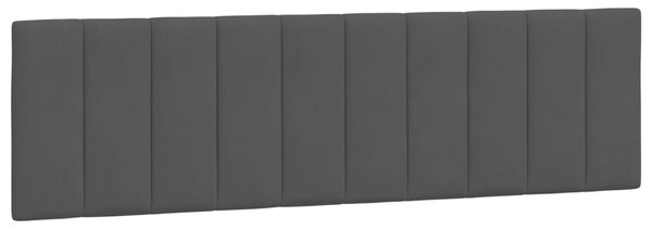 Postel s matrací Hanko černá 180 x 200 cm samet 3208612