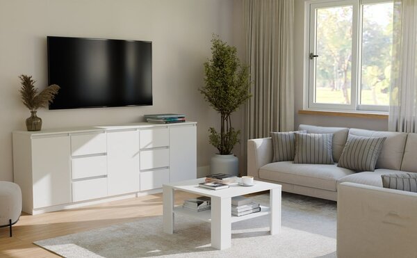 TP Living Konferenční stolek Square 68 cm bílý