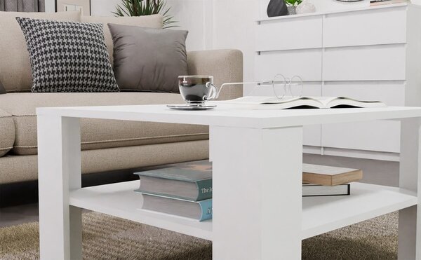 TP Living Konferenční stolek Square 68 cm bílý