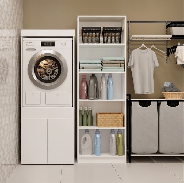 TP Living Koupelnová skříňka na pračku Pola 64,2 cm bílá