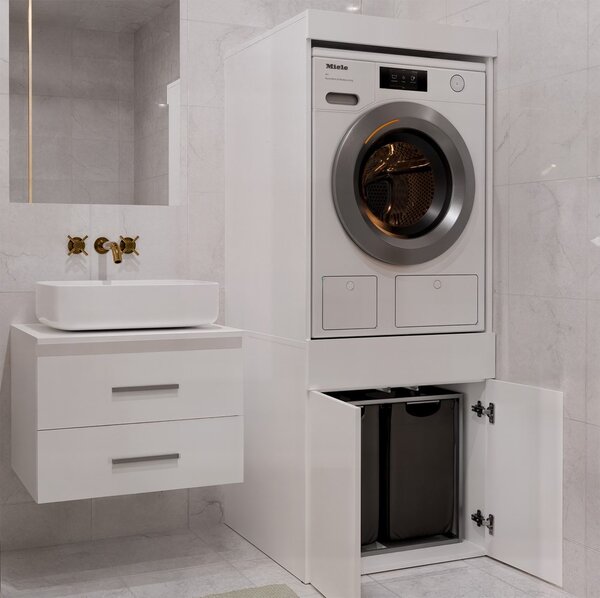 TP Living Koupelnová skříňka na pračku Pola 64,2 cm bílá