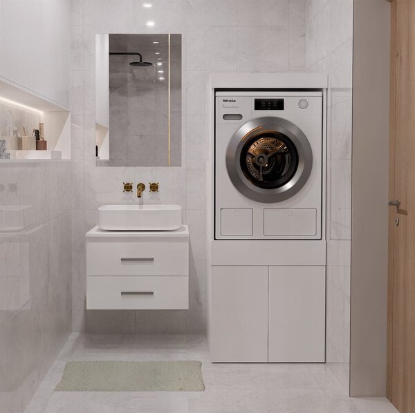 TP Living Koupelnová skříňka na pračku Pola 64,2 cm bílá