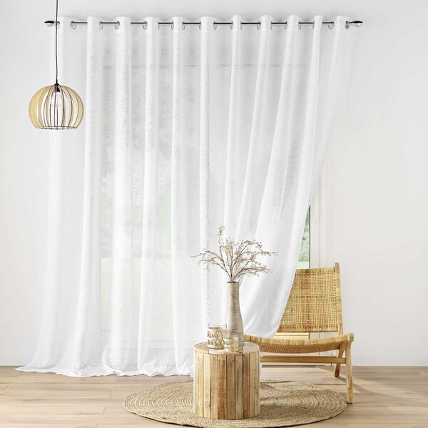 Bílá záclona 400x240 cm Haltona – douceur d'intérieur