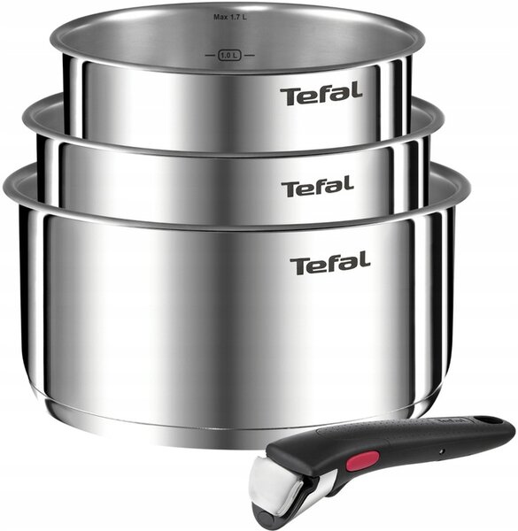 Sada hrnců Tefal Ingenio Emotion indukce nerezová ocel 4 díly