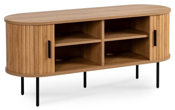 Vivaldi TV stolek Trish 120 cm dub přírodní/černý
