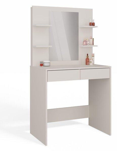 TP Living Toaletní stolek Marina 81 cm se zrcadlem kašmírový