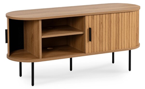 Vivaldi TV stolek Trish 120 cm dub přírodní/černý