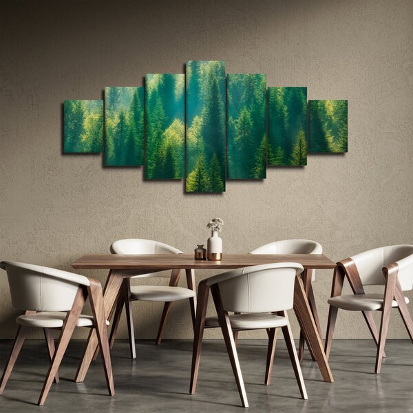 Obraz - Borovicový les (210x100 cm)