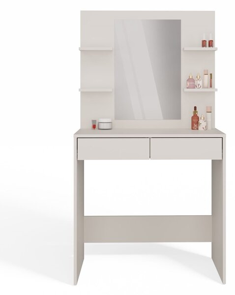 TP Living Toaletní stolek Marina 81 cm se zrcadlem kašmírový