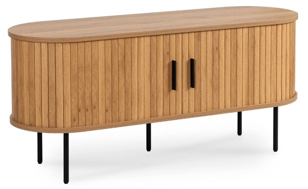 Vivaldi TV stolek Trish 120 cm dub přírodní/černý