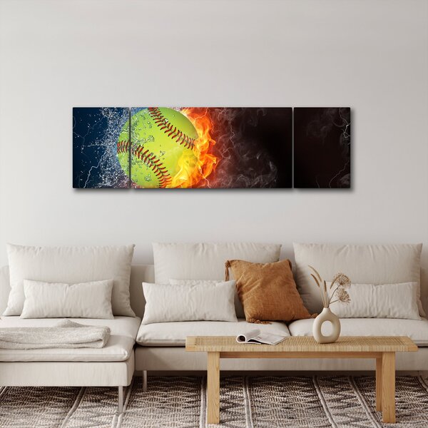 Obraz - Tenisový míček (170x50 cm)