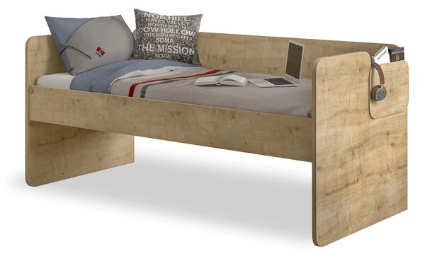Čilek Patrová postel Mocha Studio pro 3 děti 90x200 cm s úložným prostorem (schody)