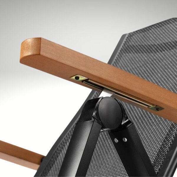 Vikio Zahradní jídelní set 140x80 pro 4 osoby přírodní VZS210P4