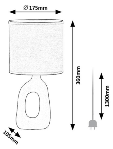 Rabalux SYLIRA stolní lampa 74071