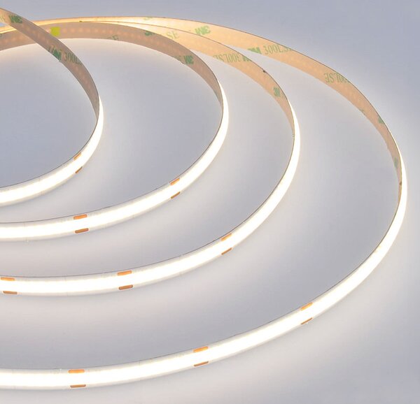 SOLIGHT LED COB pásek 3m 7W/m 500lm/m 4000K neutrální bílá USB napájení vypínač 8mm