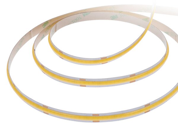 SOLIGHT LED COB pásek 3m 7W/m 500lm/m 4000K neutrální bílá USB napájení vypínač 8mm