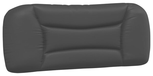 Postel s matrací Hvar černá a bílá 100 x 200 cm umělá kůže 3208708
