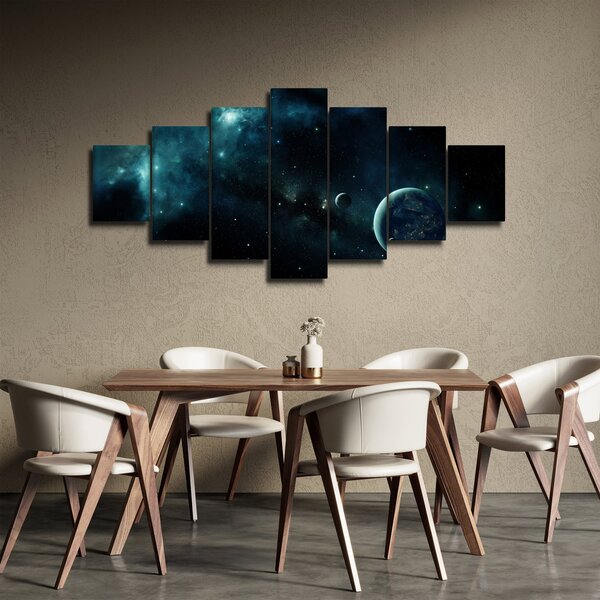 Obraz - Život ve vesmíru (210x100 cm)