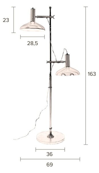 Stojací lampa Dutchbone Karish