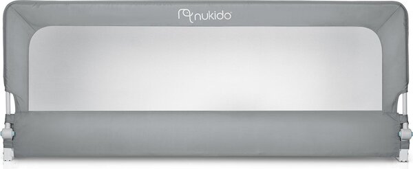 Nukido NK-228 Ochranná zábrana na postel 200 cm, šedá
