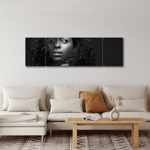 Obraz - Portrét ženy (170x50 cm)