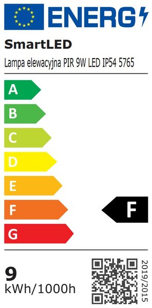 Smart LED LED venkovní nástěnná lampa 3CCT 12-24W 2400Lm IP54 antracit