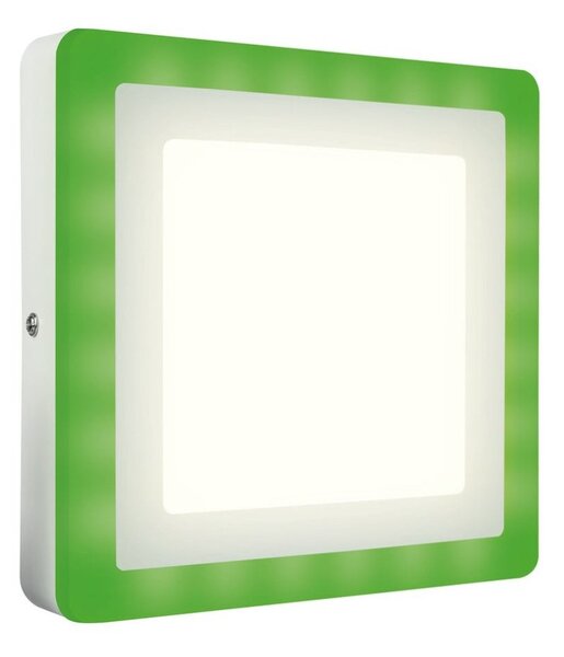 Stmívatelné LED RGBW světlo COLOR + WHITE SQUARE 17W 200