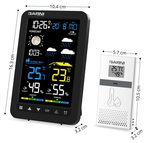 GARNI technology Meteorologická stanice GARNI 539 Line