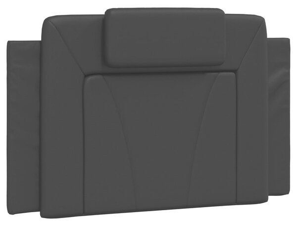 Postel Viana s matrací černá 80 x 200 cm umělá kůže 3208754