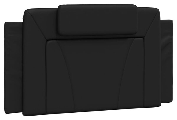 Postel Viana s matrací černá 100 x 200 cm umělá kůže 3208775