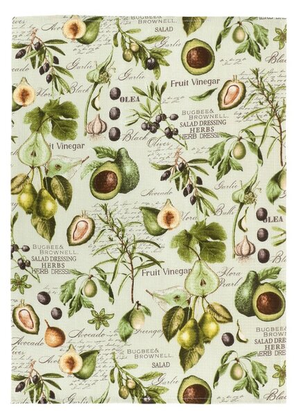 BELLATEX Kuchyňská utěrka 1 ks Zelená 50x70 cm