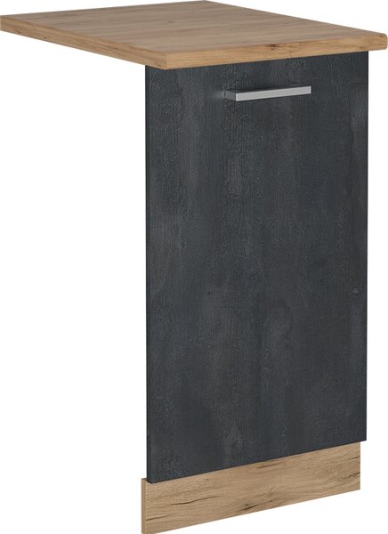 Čelní panel myčky Vicco R-Line Černý beton 45 cm , PD Dub, Model 55095