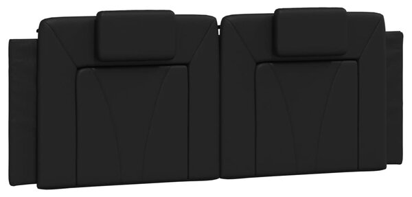 Postel Viana s matrací černá 120 x 200 cm umělá kůže 3208782