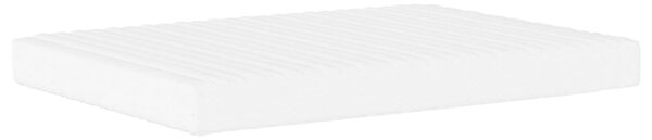 Postel Viana s matrací černá a bílá 140 x 200 cm umělá kůže 3208801