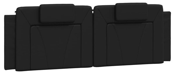 Postel Viana s matrací černá 160 x 200 cm umělá kůže 3208803