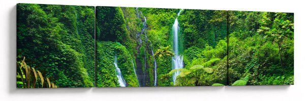 Obraz - Vodopády Madakaripura, východní Java, Indonésie (170x50 cm)