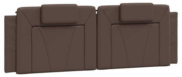 Postel Viana s matrací hnědá 160 x 200 cm umělá kůže 3208805