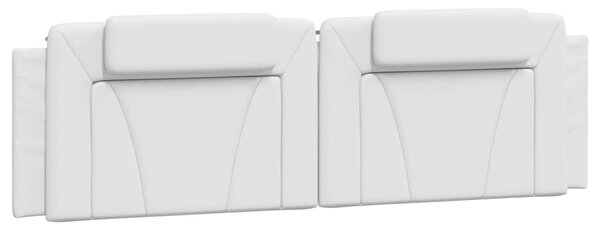 Postel Viana s matrací bílá 180 x 200 cm umělá kůže 3208811