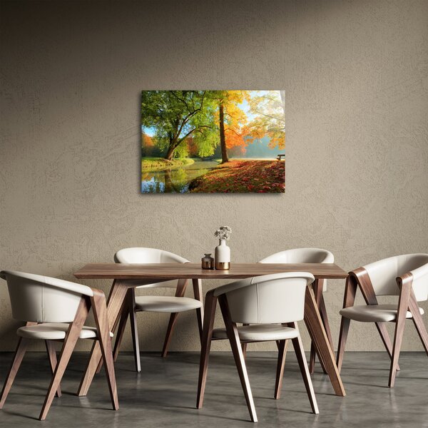 Obraz - Klidná podzimní krajina (70x50 cm)